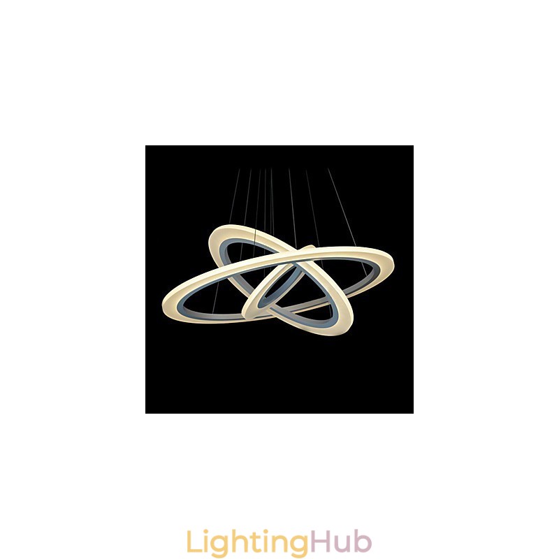 75 Watt Modern Contemporary Painting Acrylic Pendant Light