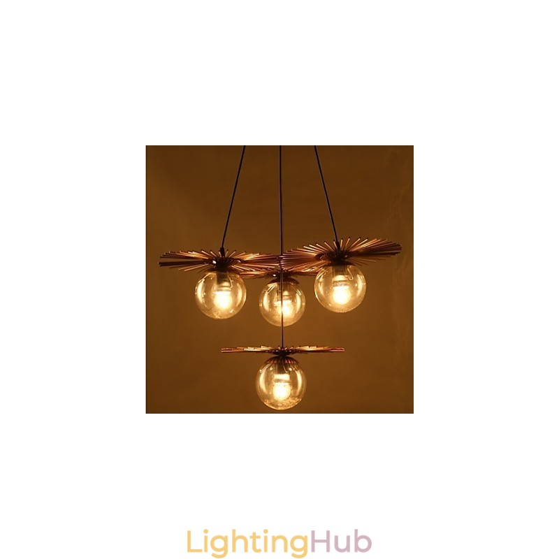 Art glass Ball Round Beanstalk Chandelier