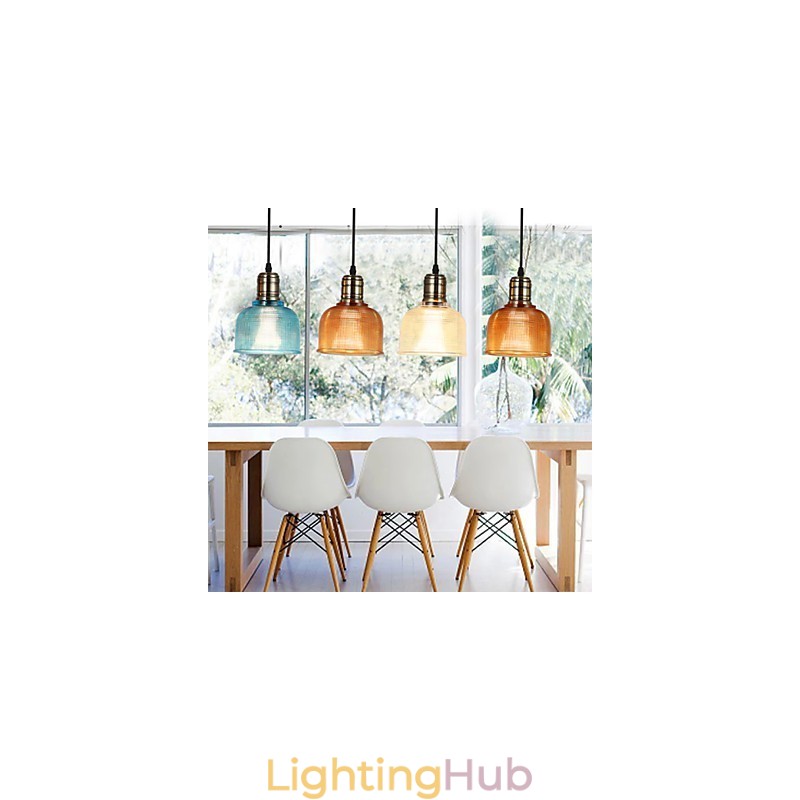 Nordic Small Droplight Of Stained Glass Chandelier Restoring Ancient Ways
