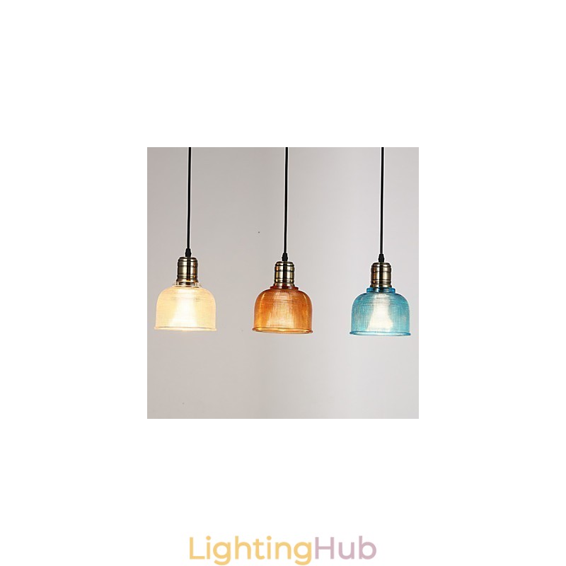 Nordic Small Droplight Of Stained Glass Chandelier Restoring Ancient Ways