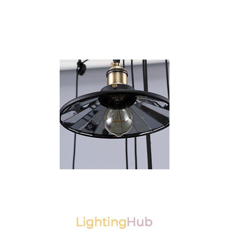 Pendant Lights Vintage 3 Lights ST64 Bulbs Included Up and Down system