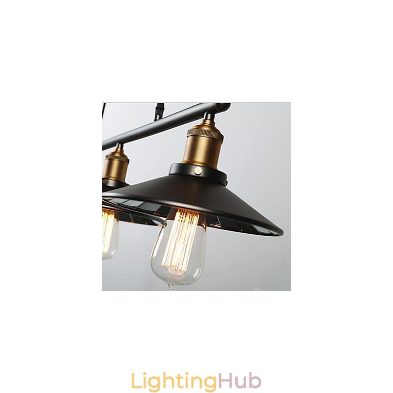Pendant Lights Vintage 3 Lights ST64 Bulbs Included Up and Down system