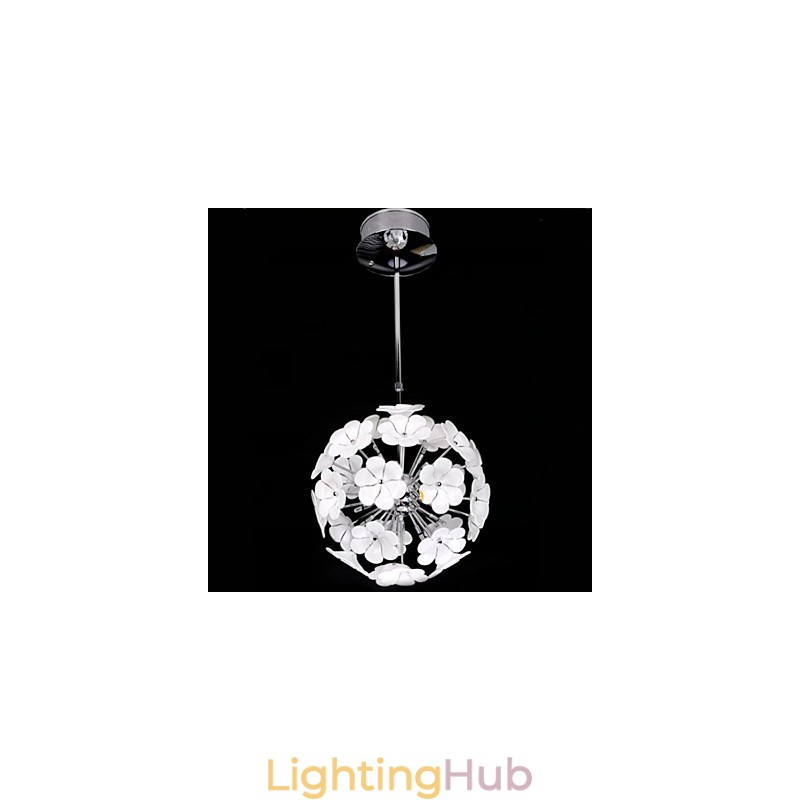 The Glass Ball Flower Garden Shops Warm Chandelier