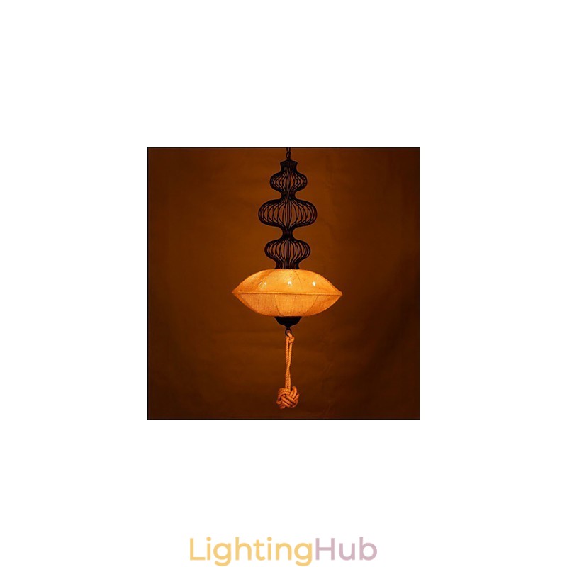 Nordic Retro Industrial Hemp Creative Birdcage Lamps