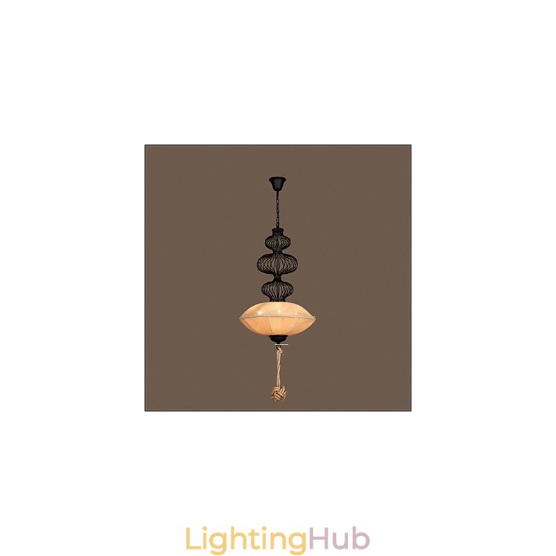 Nordic Retro Industrial Hemp Creative Birdcage Lamps