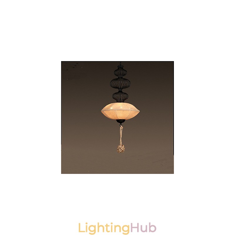 Nordic Retro Industrial Hemp Creative Birdcage Lamps