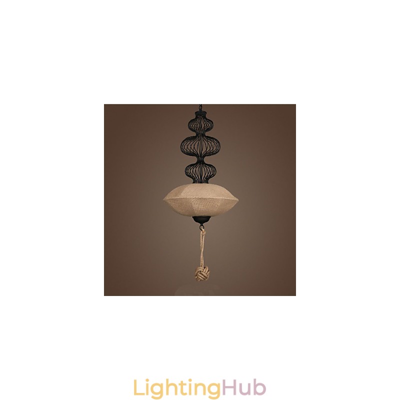 Nordic Retro Industrial Hemp Creative Birdcage Lamps