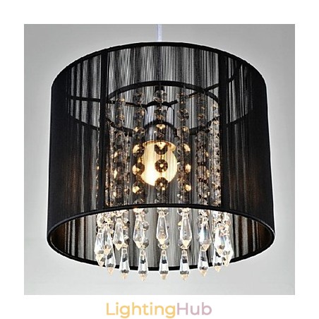 Modern Contemporary Crystal Chrome Metal Pendant Light Modern Contemporary Crystal Chrome Metal Pendant Light