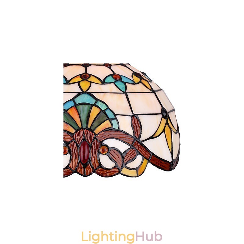 10 15㎡Chain Hoist 1 Meter European Pastoral Lamp Creative Art Glass Small Droplight