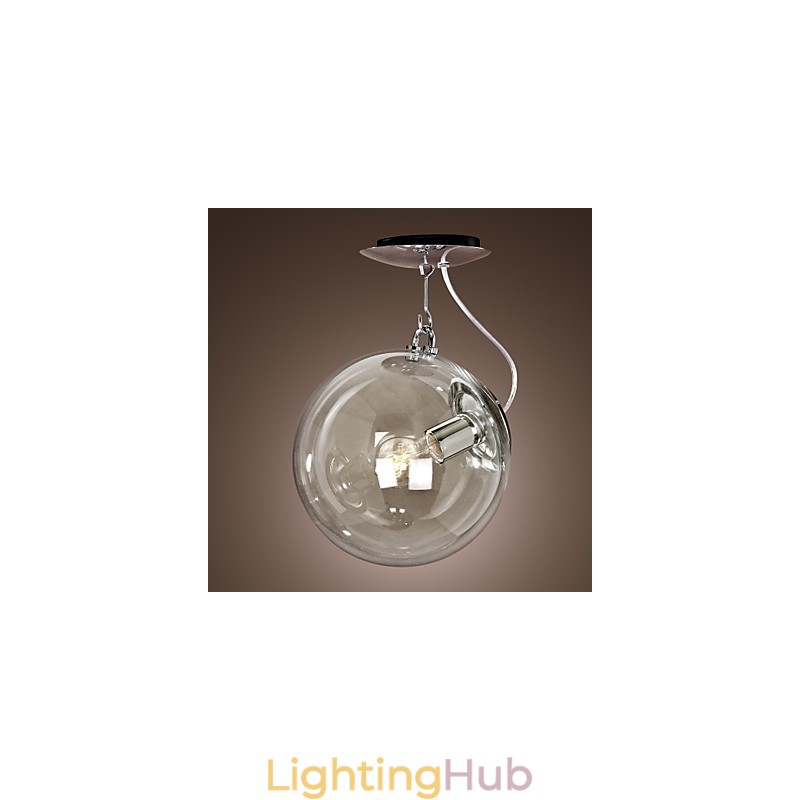Modern Contemporary Globe Mini Style Anodized Pendant Light