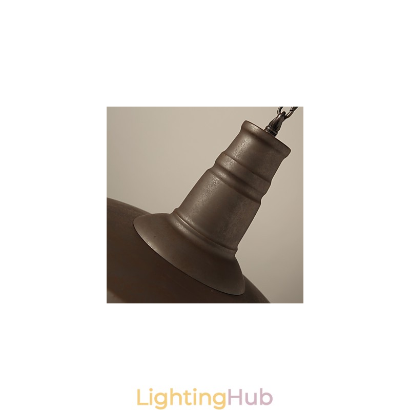 Retro Pendant Lamp 1 Light Old Metal Materila Shade Shop