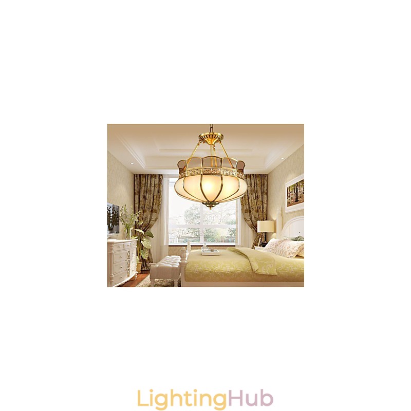 The Classical Copper Semi Ceiling lamp Copper Porch