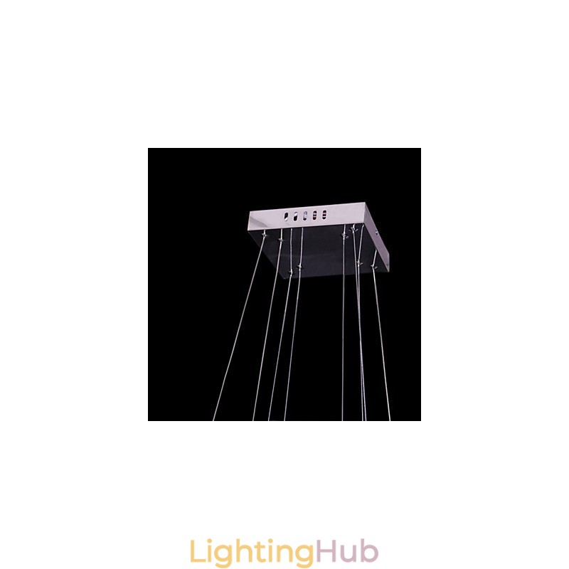 Modern Contemporary Crystal Metal Pendant Light