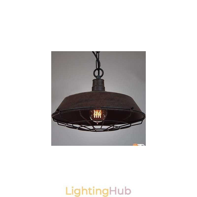 1 Light Vintage Metal Pendant Light