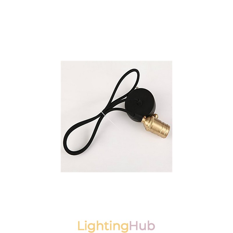 American Retro Minimalist Single Copper Chandelier Lamp