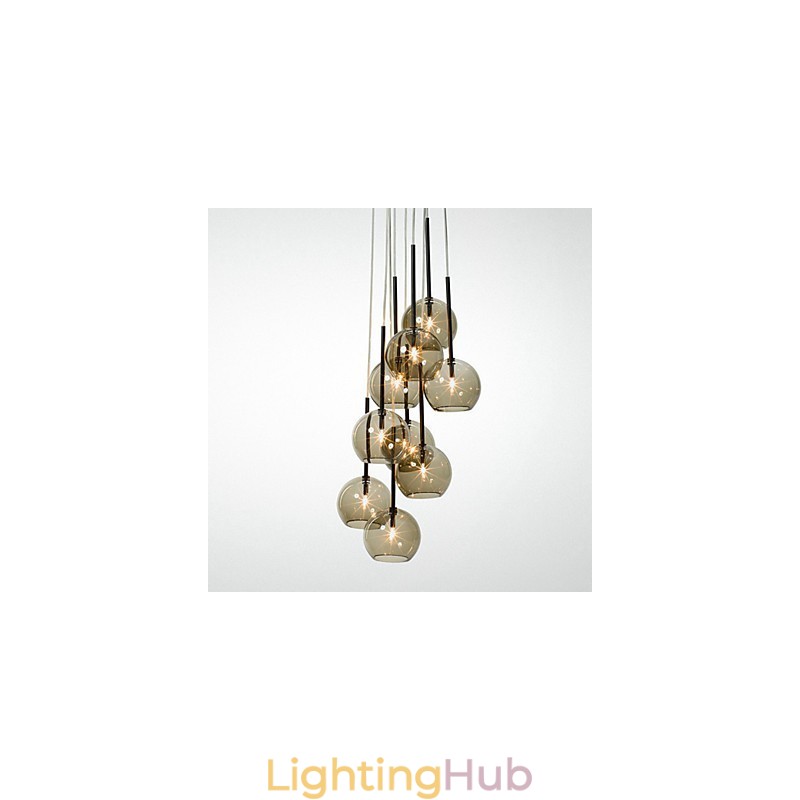 Country Mini Style Painting Metal Pendant Light