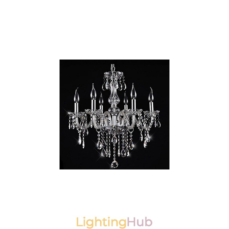 Traditional Classic Vintage Crystal Electroplated Crystal Chandelier