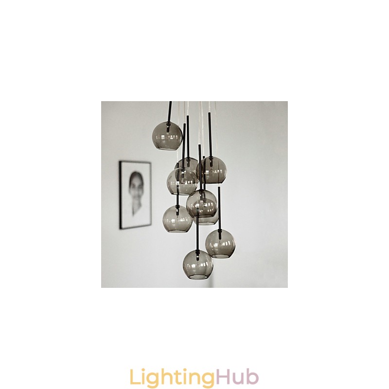 Country Mini Style Painting Metal Pendant Light