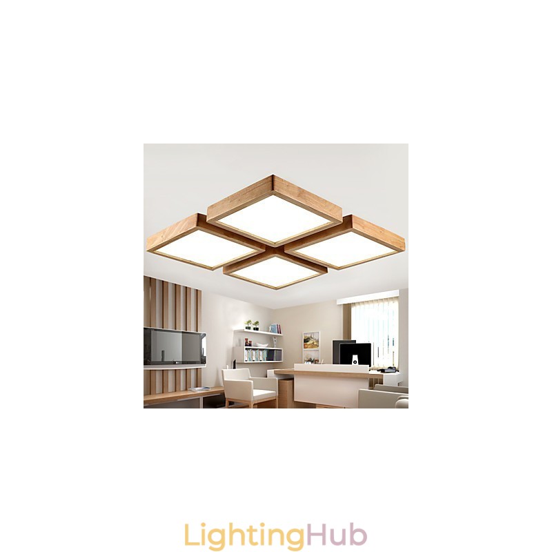 Modern Contemporary Country Mini Style Others Wood Bamboo Pendant Light