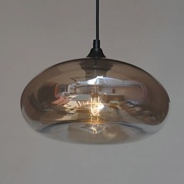 Modern Characteristic Pendant 1 Light With Transparent Shade