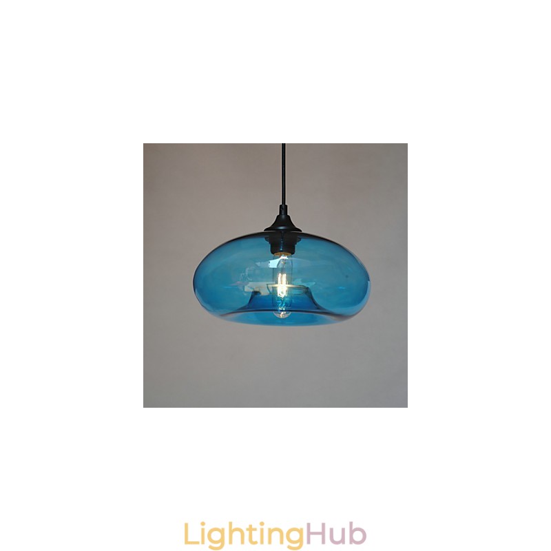 Modern Characteristic Pendant 1 Light With Transparent Shade