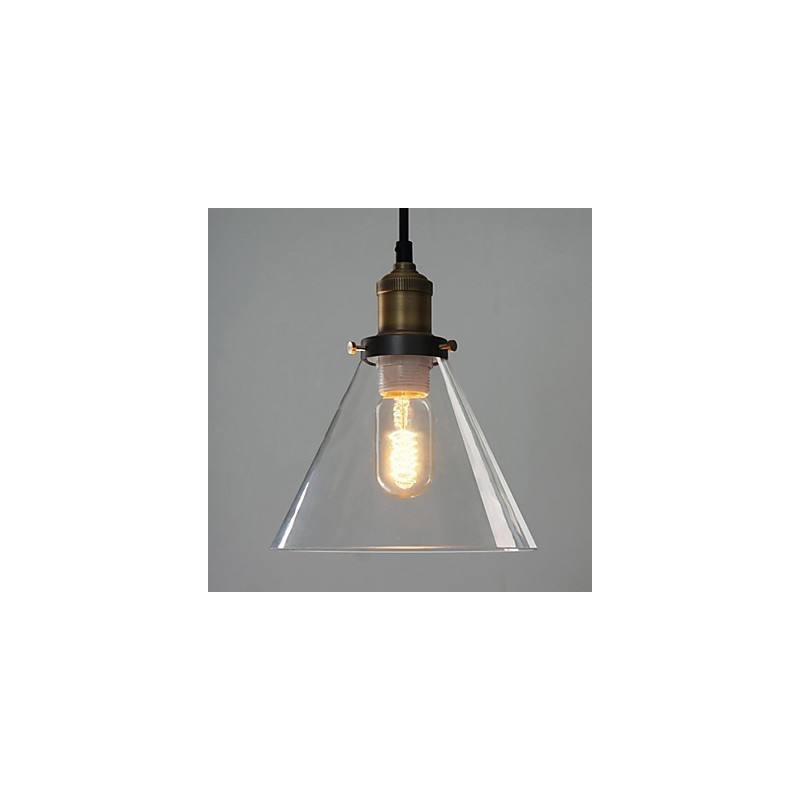 Traditional Classic Vintage Bowl Mini Style Painting Metal Pendant Light