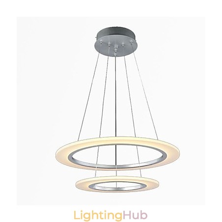 Modern Pendant Light Ceiling Hanging Chandelier Lamp Fixtures with 2 rings Modern Pendant Light Ceiling Hanging Chandelier Lamp Fixtures with 2 rings