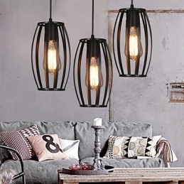 Creative Loft Restoring Ancient Ways Single Head Wrought Iron Chandelier Lamp