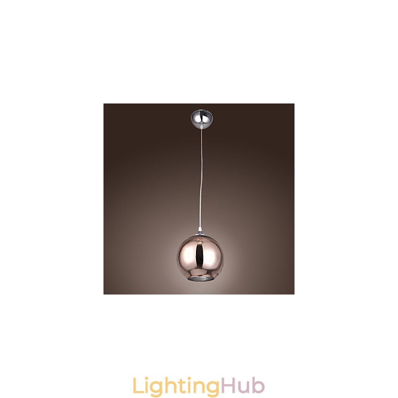 60 Modern Contemporary Globe Electroplated Metal Pendant Light