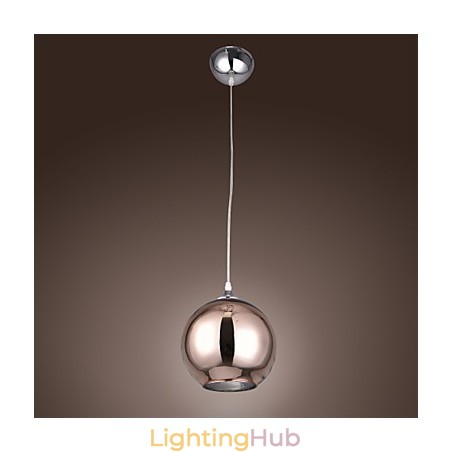 60 Modern Contemporary Globe Electroplated Metal Pendant Light 60 Modern Contemporary Globe Electroplated Metal Pendant Light