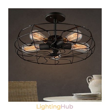 Loft Vintage Creative Lighting Lamps American Country Style Minimalist Iron Industrial Fan Chandelier Loft Vintage Creative Lighting Lamps American Country Style Minimalist Iron Industrial Fan Chandelier