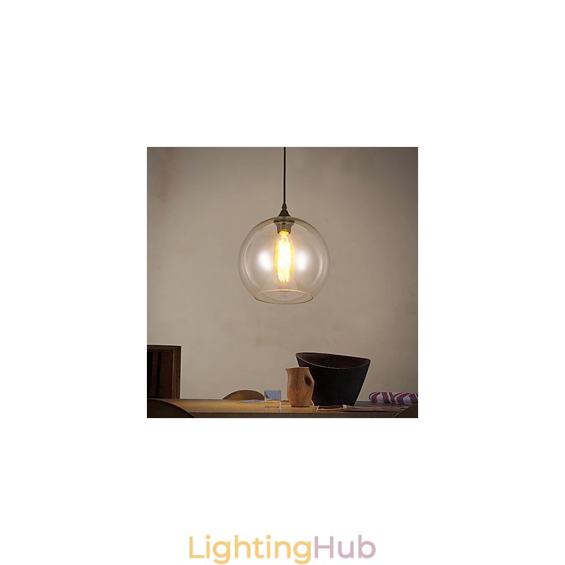 Creative Nordic Contracted Rural Glass Ball Single Head DropLight