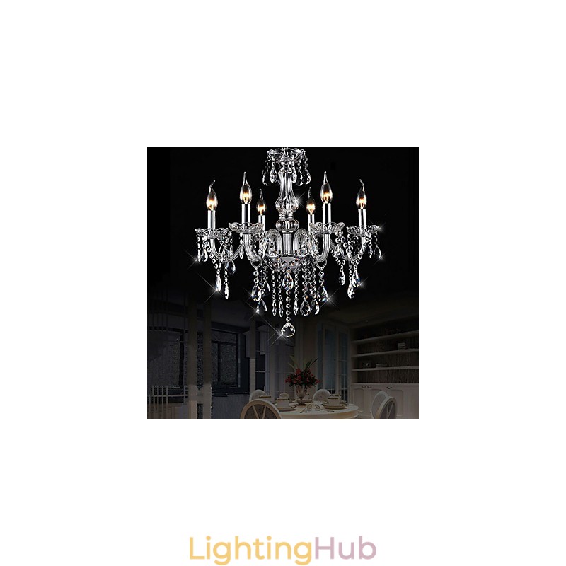 Traditional Classic Vintage Crystal Electroplated Crystal Chandelier
