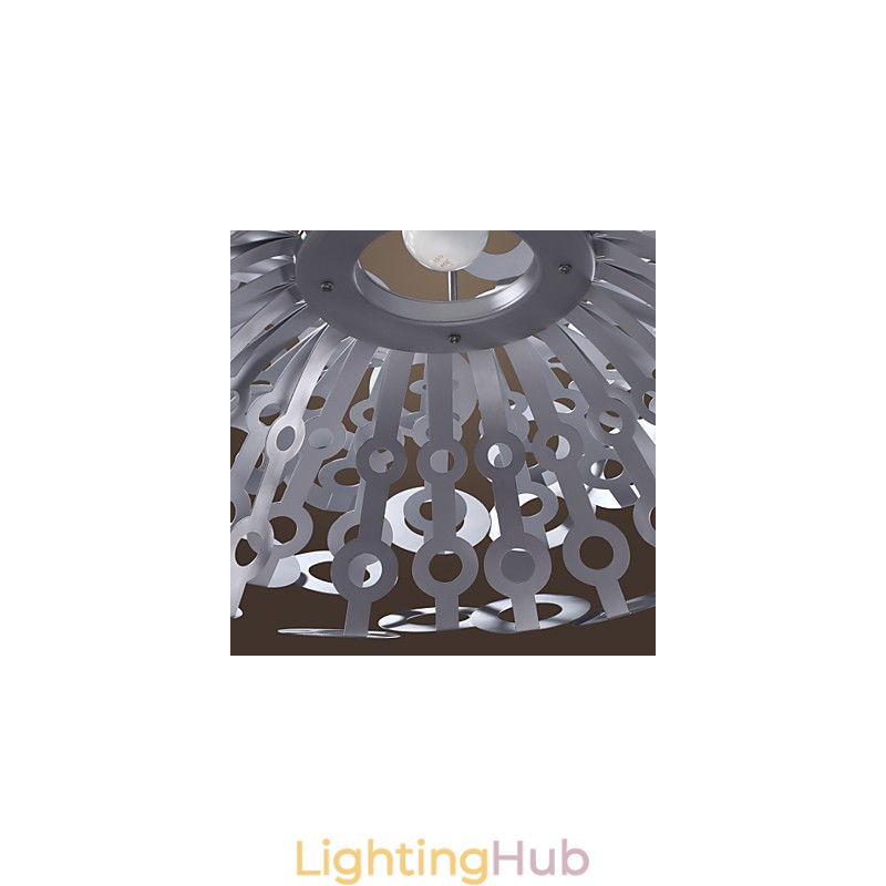 Modern Pendant Light in Circle Featured Lampshade