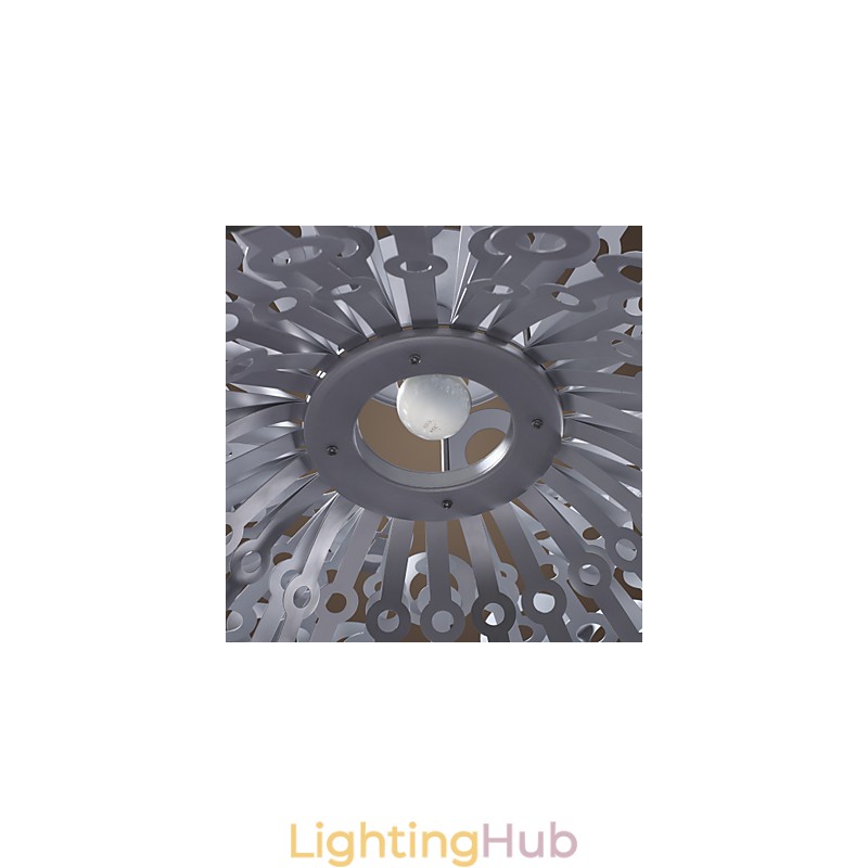 Modern Pendant Light in Circle Featured Lampshade