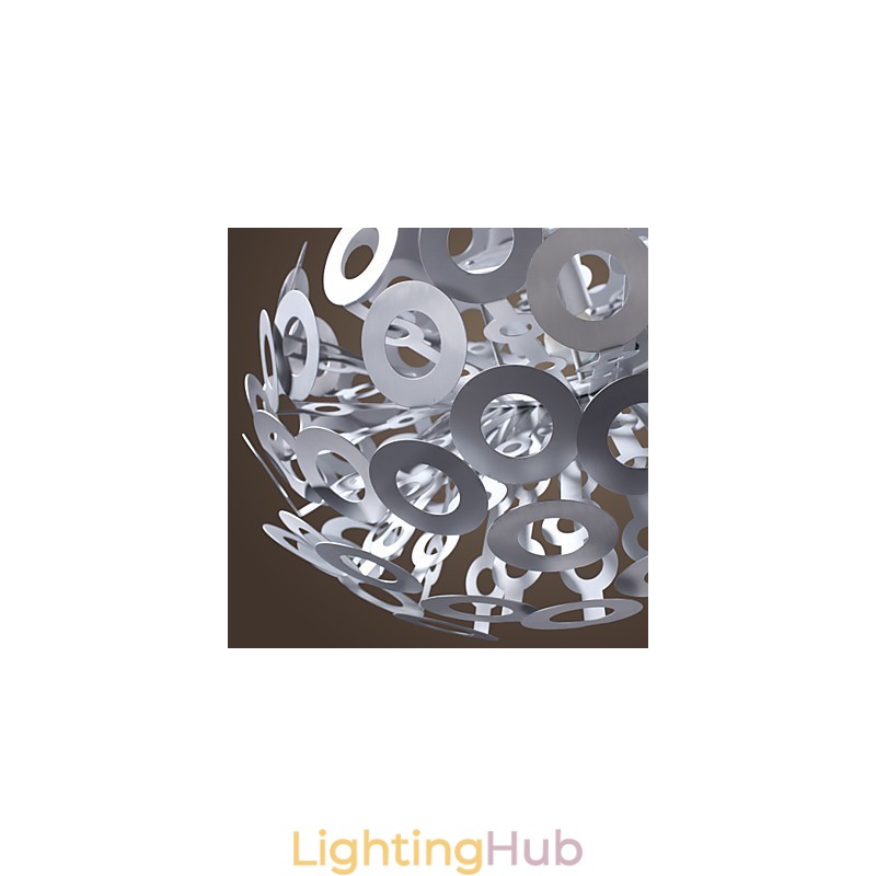 Modern Pendant Light in Circle Featured Lampshade
