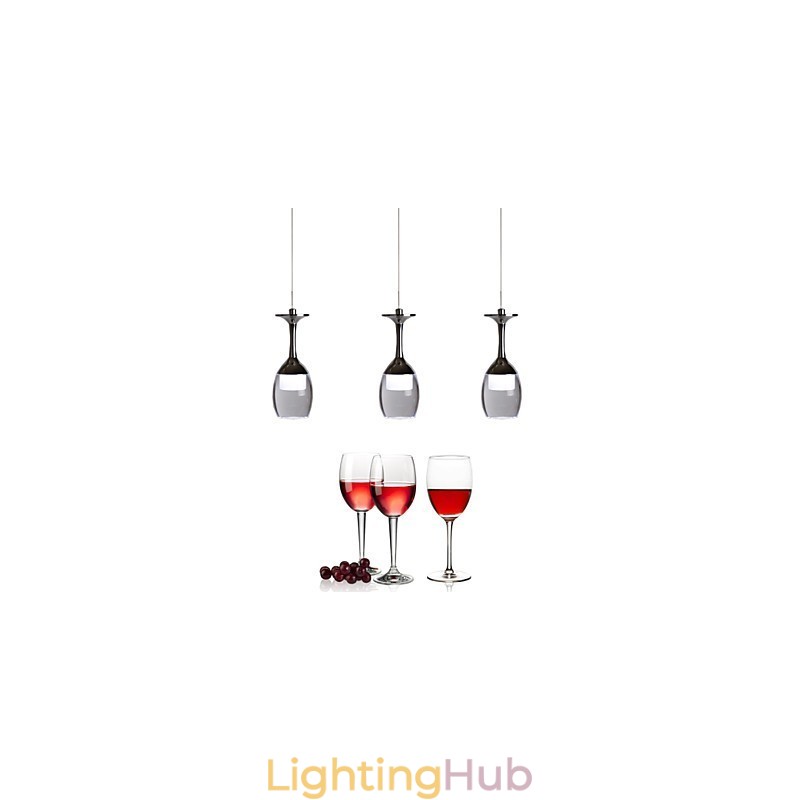 Pendant Lights 3 Lights Long Backplate Modern Contemporary