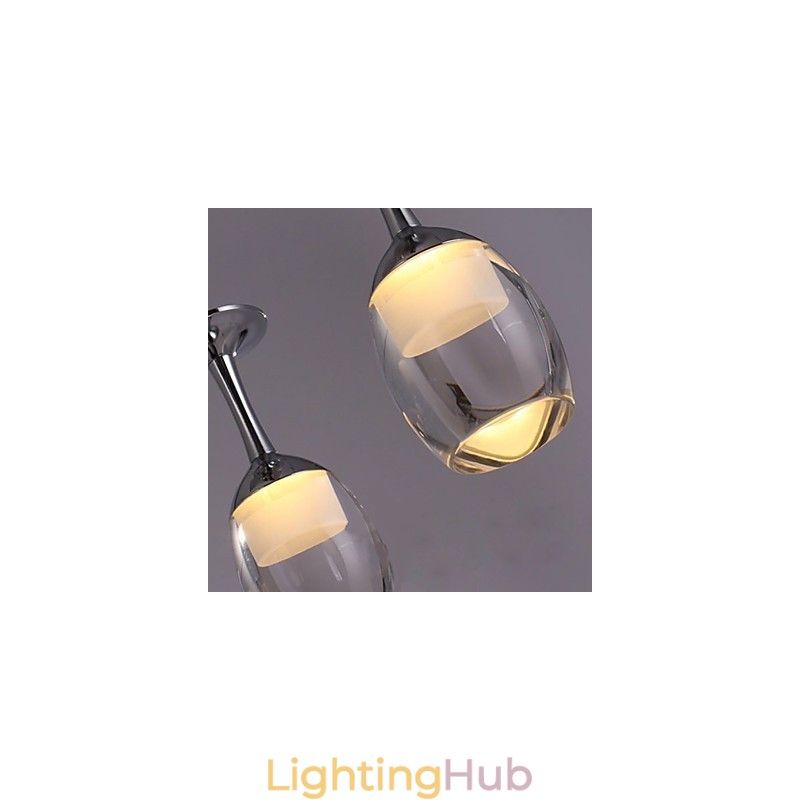 Pendant Lights 3 Lights Long Backplate Modern Contemporary