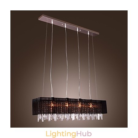 Modern Contemporary Island Crystal Others Metal Pendant Light