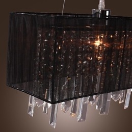 Modern Contemporary Island Crystal Others Metal Pendant Light