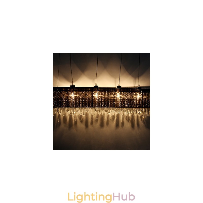 Modern Contemporary Island Crystal Others Metal Pendant Light