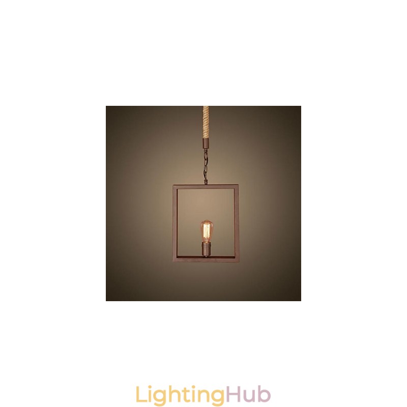 Traditional Classic Rustic Lodge Vintage Retro Country Metal Pendant Light