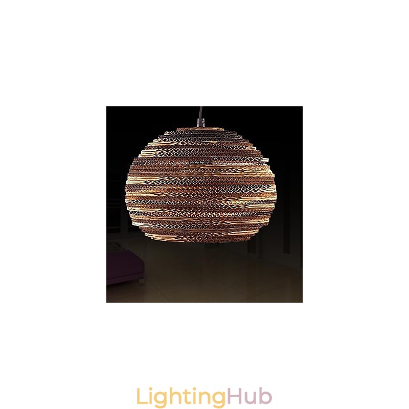 Rustic Lodge Globe Drum Island Bowl Vintage Lantern Country Metal Pendant Light