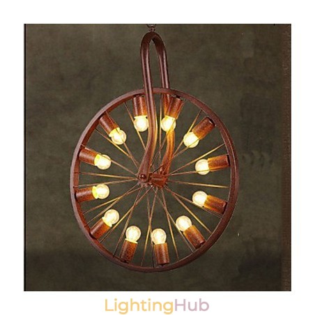 Retro Wheel Pendant To do The Old Industrial Hanging Lamp A Retro Wheel Pendant To do The Old Industrial Hanging Lamp A