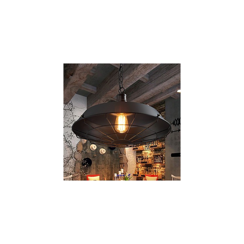 Pendant Lights American Country Retro Wrought Iron Contemporary and Contracted Warehouse Droplight