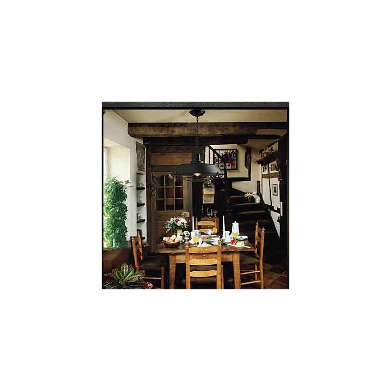 Pendant Lights American Country Retro Wrought Iron Contemporary and Contracted Warehouse Droplight