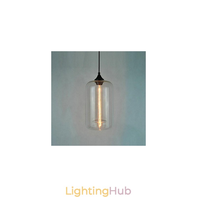 Bottle Design Pendant 1 Light Minimalist Iron Painting