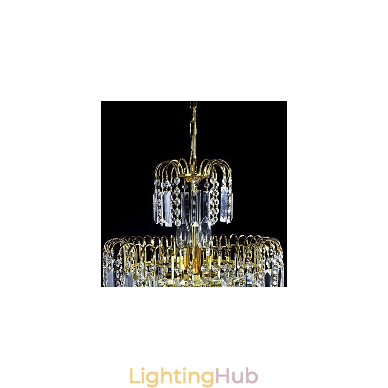 European Style Luxury 6 Lights Chandelier In Crown Shape