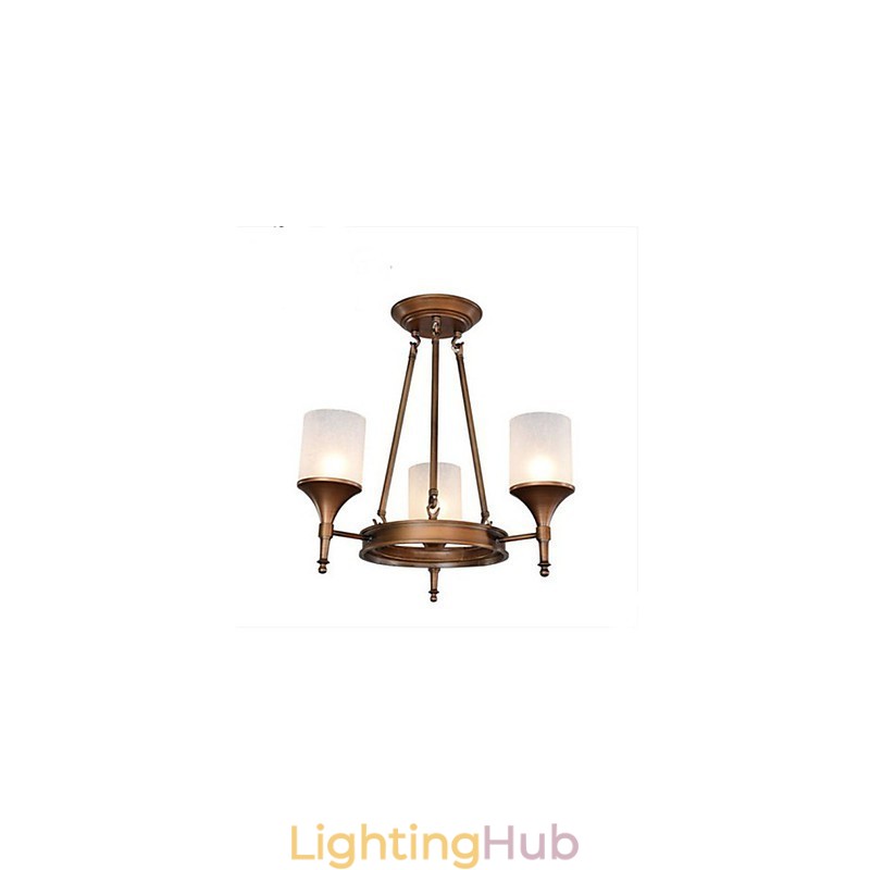 Retro Pastoral Wrought Iron Chandelier