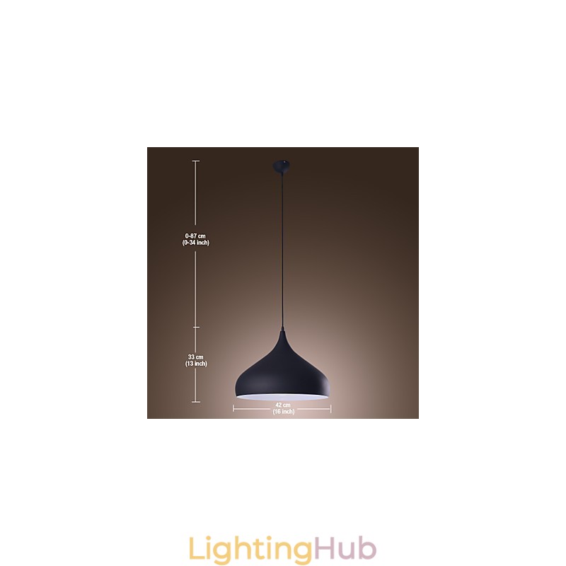 Modern Contemporary Retro Bowl Mini Style Painting Pendant Light
